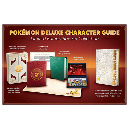 Pokémon Deluxe Character Guide Limited Edition Box Set Collection